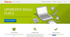 Desktop Screenshot of plata.ba